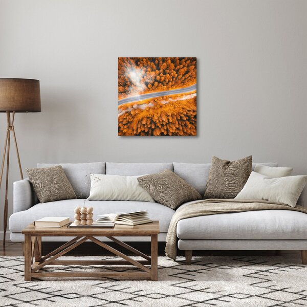 Obraz - Horská silnice (30x30 cm)