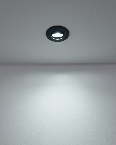 Eglo 300191 - SADA 7xLED Podhledové svítidlo GEDREZ LED/4,9W/230V pr. 9 cm černá