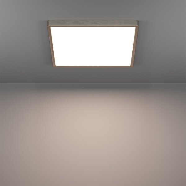 Eglo 901422-LED RGBW Stm. kou. st. sv. FUEVA-Z LED/17,8W/230V 39x39cm IP44 chrom
