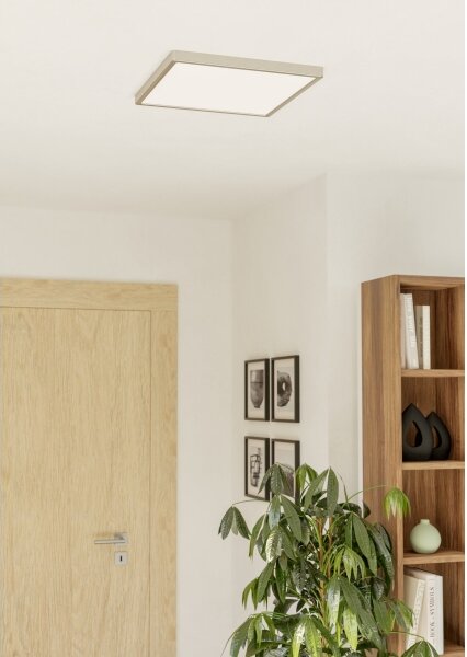 Eglo 901422-LED RGBW Stm. kou. st. sv. FUEVA-Z LED/17,8W/230V 39x39cm IP44 chrom