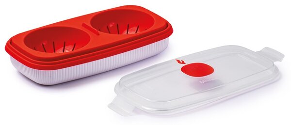 Snips Miska do mikrovlnky na volská oka a omelety 0,75l bílá