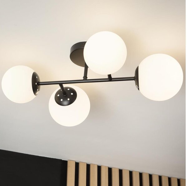 Brilagi - Přisazený lustr MALONY 4xE14/20W/230V černá