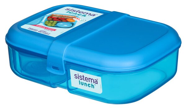 Sistema Krabička na svačinu Ribbon Lunch s vložkou a kelímkem 1,1l Barva: růžová