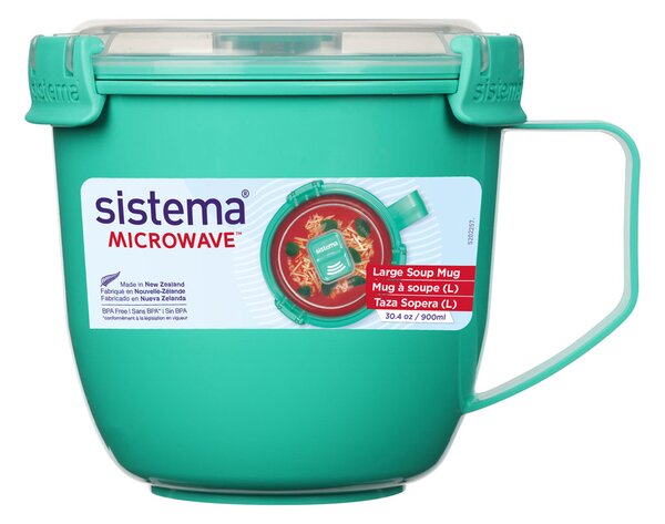 Sistema Hrnek na polévku do mikrovlnné trouby 900 ml Barva: ocean blue