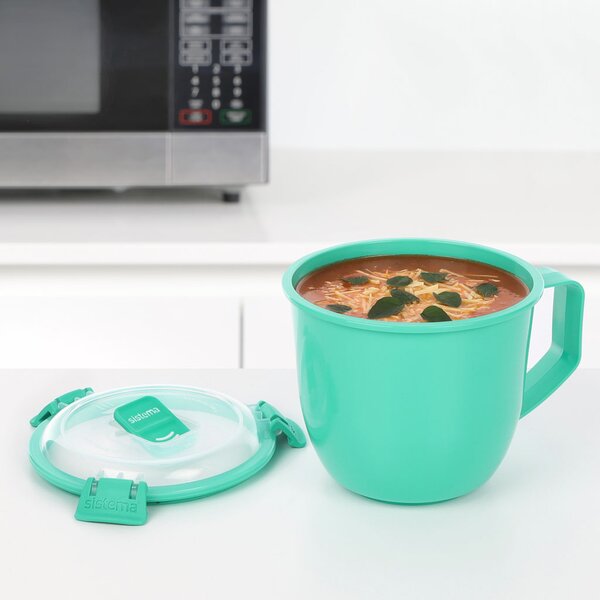 Sistema Hrnek na polévku do mikrovlnné trouby 900 ml Barva: ocean blue