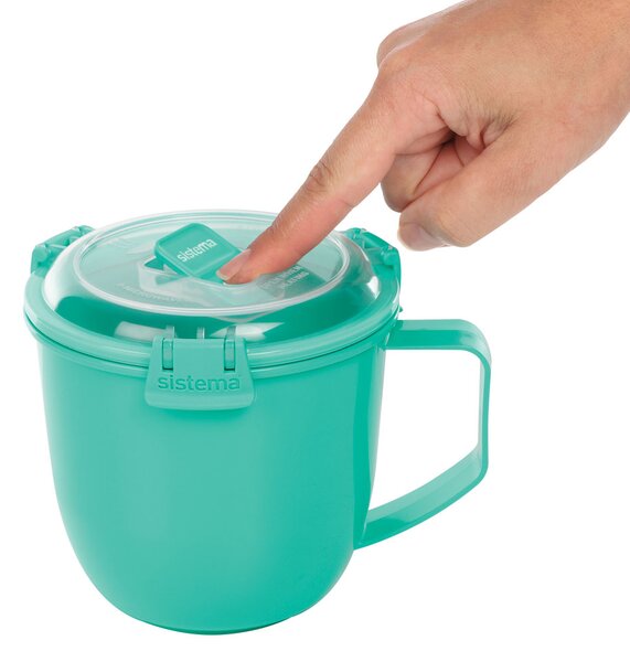 Sistema Hrnek na polévku do mikrovlnné trouby 900 ml Barva: ocean blue