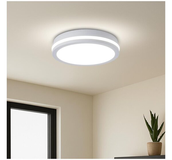 Brilagi - LED Venkovní stropní svítidlo BENE LED/24W/230V pr. 26 cm bílá IP54
