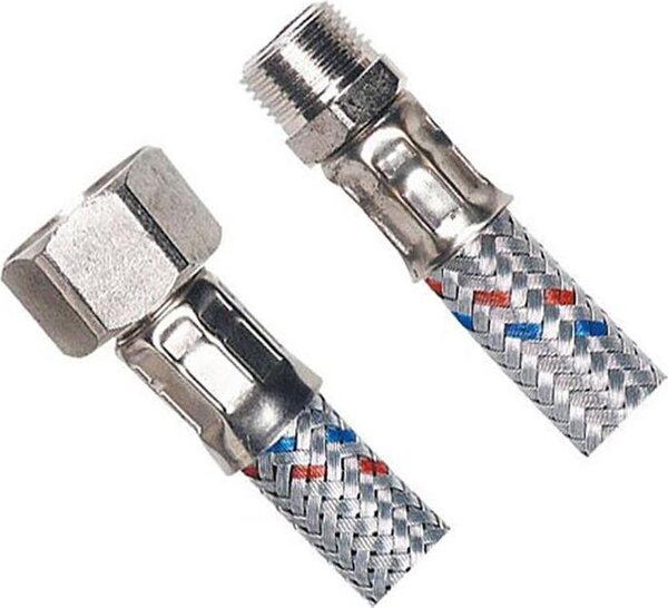 Ohebná hadice z nerezové oceli FxM 1/2 "x1/2", 120 cm