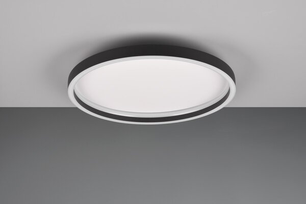 Trio R64502132 LED přisazené stropní svítidlo Rotonda 1x20W | 2600lm | 3000K | IP20 - matná černá