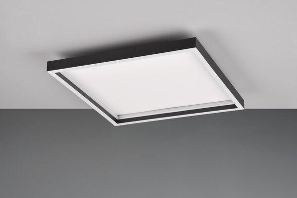 Trio R64502932 LED přisazené stropní svítidlo Rotonda 1x20W | 2600lm | 3000K | IP20 - matná černá