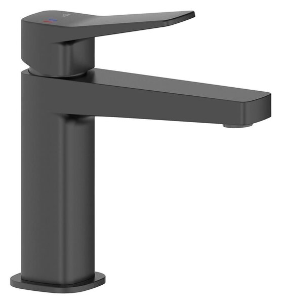 KFA Armatura 4522-815-81 - Umyvadlová baterie + výpusť MALAGA 15,9 cm černá