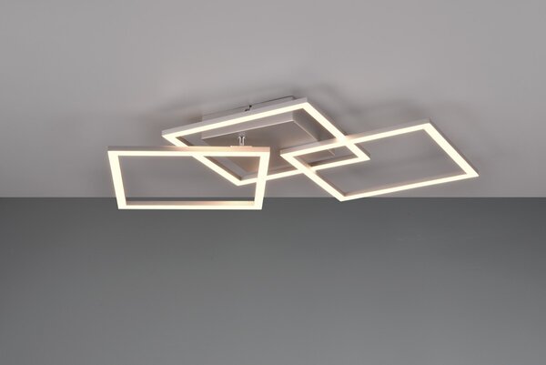 Trio R64493187 LED přisazené stropní svítidlo Trail 1x31W | 3550lm | 3000K | IP20 - otočné ramena, titan