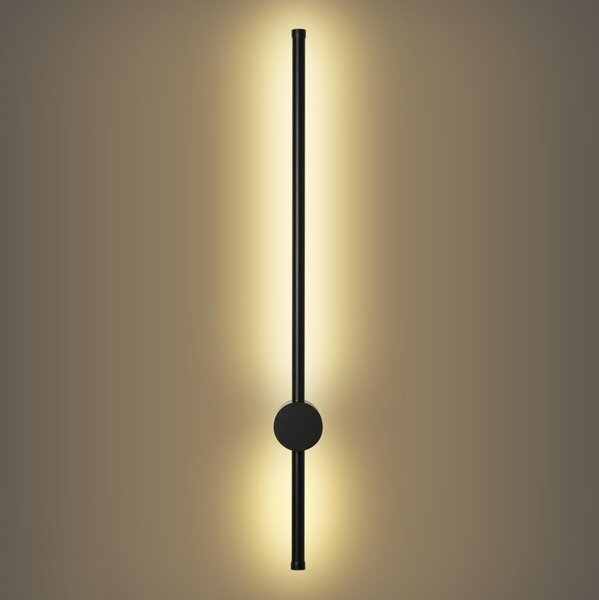 Brilagi - LED Venkovní nástěnné svítidlo AURA LED/12W/230V 3000K IP54 černá