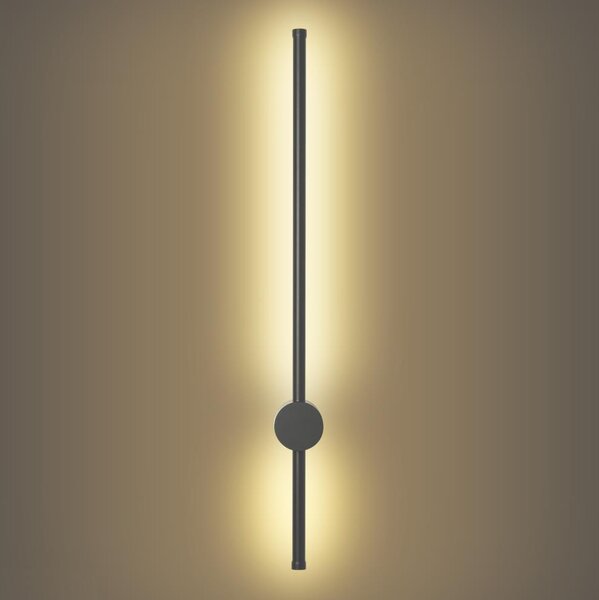 Brilagi - LED Venkovní nástěnné svítidlo AURA LED/12W/230V 3000K IP54 antracit