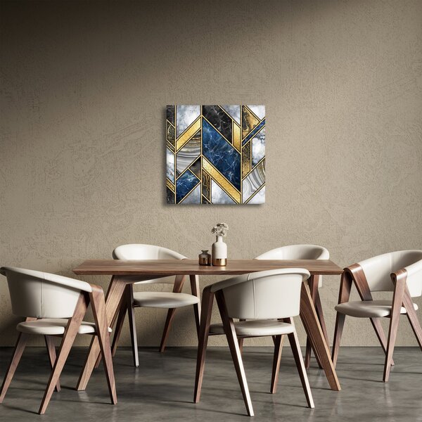 Obraz umělecké abstrakce (30x30 cm)