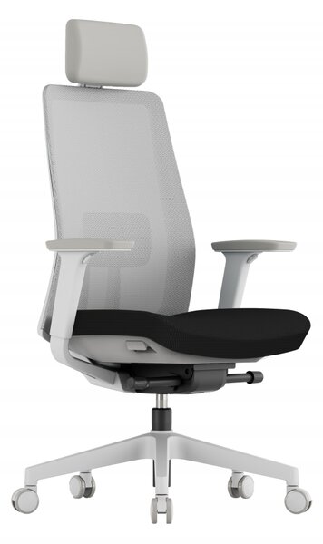 Kancelářská ergonomická židle K10 W — více barev Černá