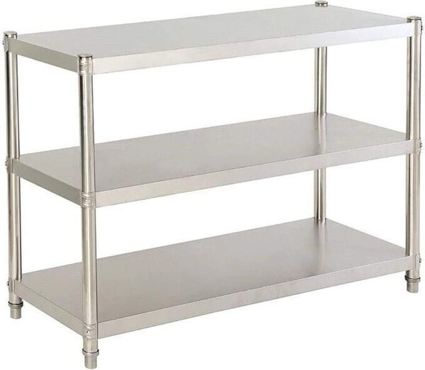 Multifunkní kuchyský regál Mikrovlnná trouba Regálová skí 304 Nerezová základna 3-Ply Gap Storage Load Oven Assembly Fat Thickened