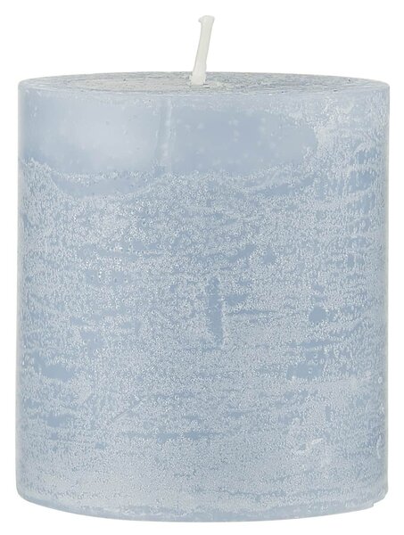 Svíčka Rustic Candle Light Blue 7,5 cm