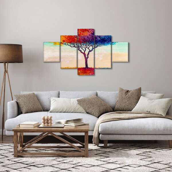 Obraz malovaného stromu (125x70 cm)