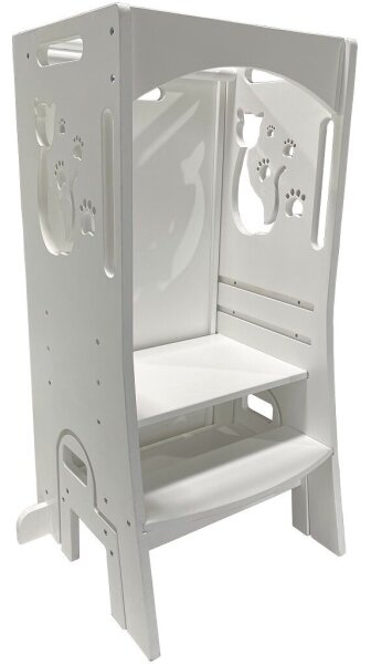 2Kids Toys - Rostoucí učící věž Kočka se skluzavkou a tabulí