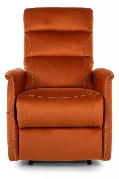 Masážní křeslo Vinci Velvet, oranžová