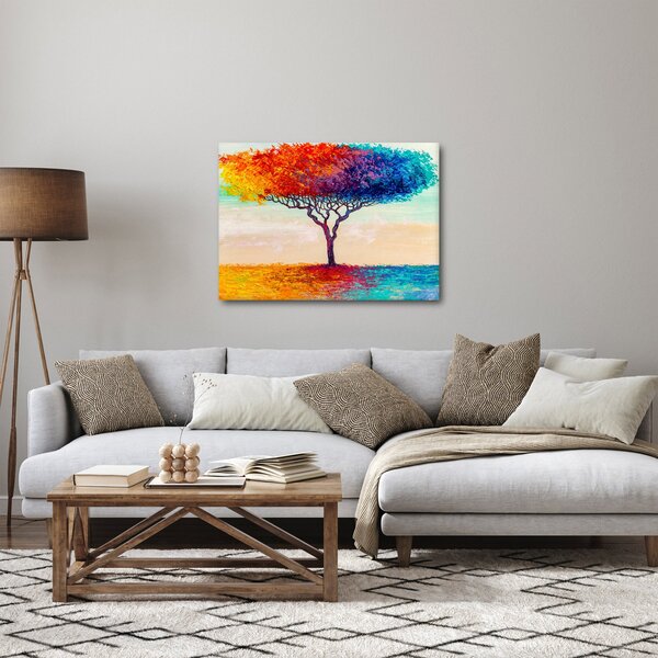 Obraz malovaného stromu (70x50 cm)