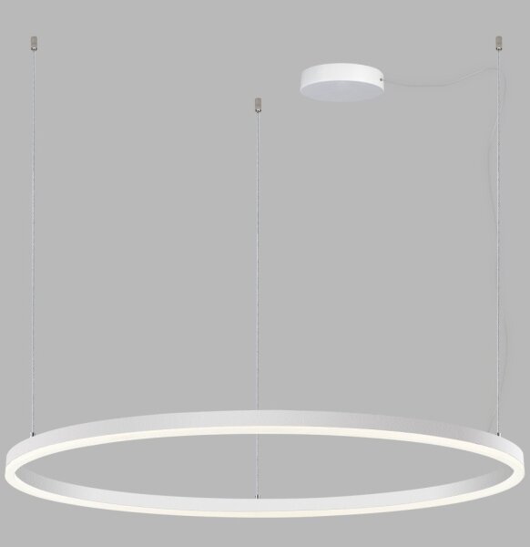 LED2 - LED Stmívatelný lustr na lanku SATURN LED/80W/230V pr. 100 cm bílá