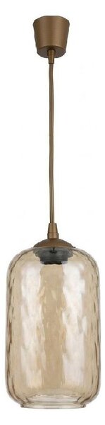 Brilagi - LED Lustr na lanku R GLASS 1xE27/60W/230V pr. 14 cm hnědá/kouř hnědá