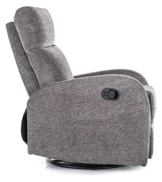 Polohovací křeslo Olimp, tmavě šedá