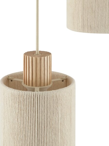 Brilliant - Lustr na lanku ARLO 3xE27/20W/230V pr. 40 cm krémová