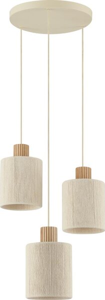 Brilliant - Lustr na lanku ARLO 3xE27/20W/230V pr. 40 cm krémová