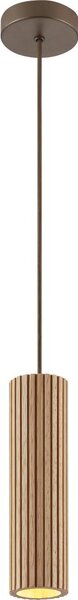 Brilliant - Lustr na lanku LAKEWOOD 1xGU10/10W/230V pr. 10 cm hnědá