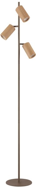 Brilliant - Stojací lampa LAKEWOOD 3xGU10/10W/230V hnědá