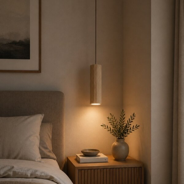 Brilliant - Lustr na lanku LAKEWOOD 1xGU10/10W/230V pr. 10 cm hnědá