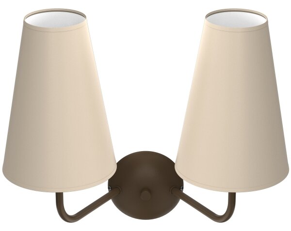 Nástěnná lampa GRENADA 2xE14/15W/230V béžová