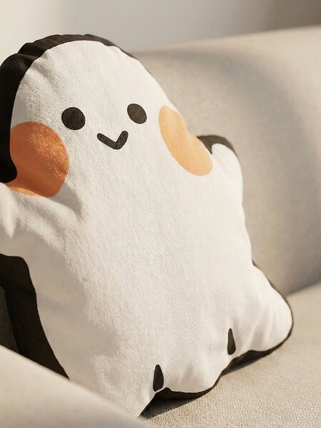 Sinsay - Halloweenský dekorativní polštář ve tvaru ducha - bílá