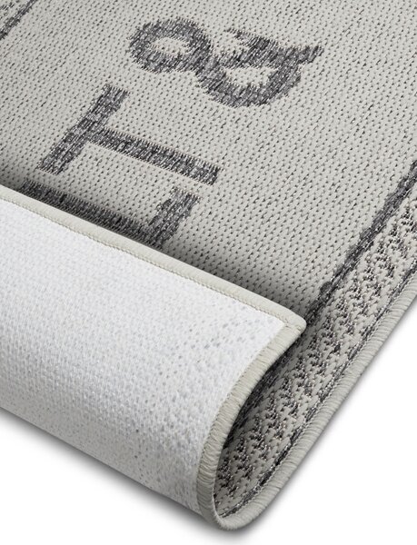 Hanse Home, Běhoun Cucina Salt & Pepper 105626 Cream Grey, 62x150, bílá, kuchyně