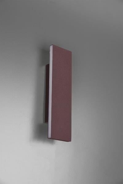 TRIO 225172924 Concha Nástěnné svítidlo 280mm LED 2X6W / 2x600lm 3000K Hrdzavá, bílá, Switchdimmer