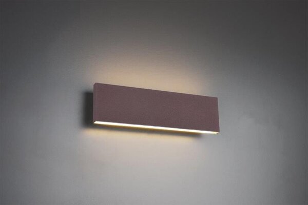 TRIO 225172924 Concha Nástěnné svítidlo 280mm LED 2X6W / 2x600lm 3000K Hrdzavá, bílá, Switchdimmer