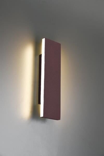 TRIO 225172924 Concha Nástěnné svítidlo 280mm LED 2X6W / 2x600lm 3000K Hrdzavá, bílá, Switchdimmer