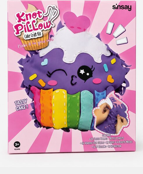 Sinsay - Kreativní sada na výrobu polštáře ve tvaru cupcake - vícebarevná