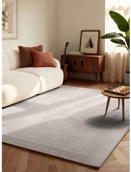 Šedý ručně tkaný koberec s příměsí vlny 200x300 cm Kari – Villeroy&Boch