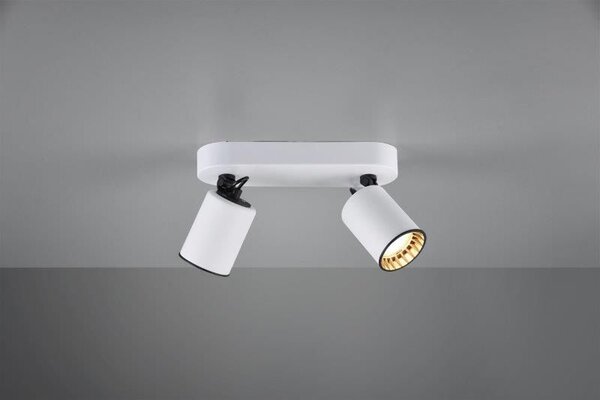 TRIO 803500231 Pago Stropní svítidlo 240mm GU10 2X35W Matná bílá, černá