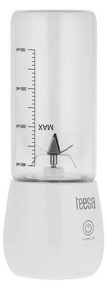 Akumulátorový mixér se skleněnou sklenicí 450 ml 100 W 6 čepelí