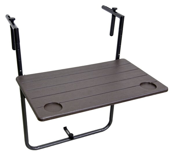 Balkonový stl/odkládací stolek Tabora 304731, obdélníkový, 60 x 60 x 73,0 - 83,5 cm