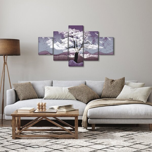 Obraz - Strom v oblacích (125x70 cm)