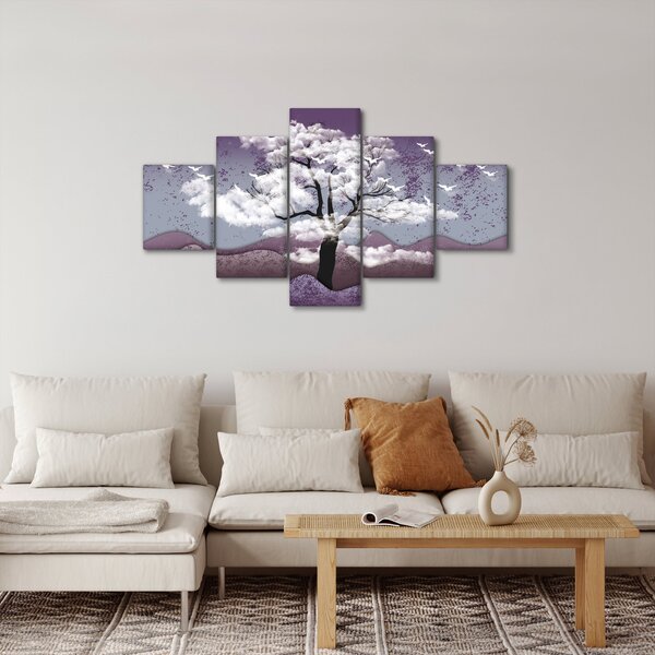 Obraz - Strom v oblacích (125x70 cm)