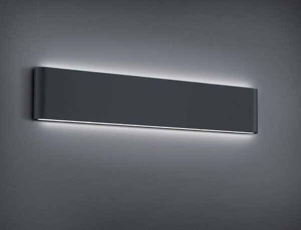 TRIO 226460242 Thames II venkovní nástěnné svítidlo 465mm LED 2x8W / 2x800lm 3000K IP54 Antracitová