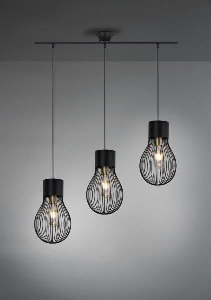 TRIO reality R30223032 Dave Závěsné svítidlo 750mm E27 3X40W