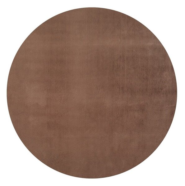 Hnědý kulatý koberec ø 120 cm Joy 1400 – Ayyildiz Carpets